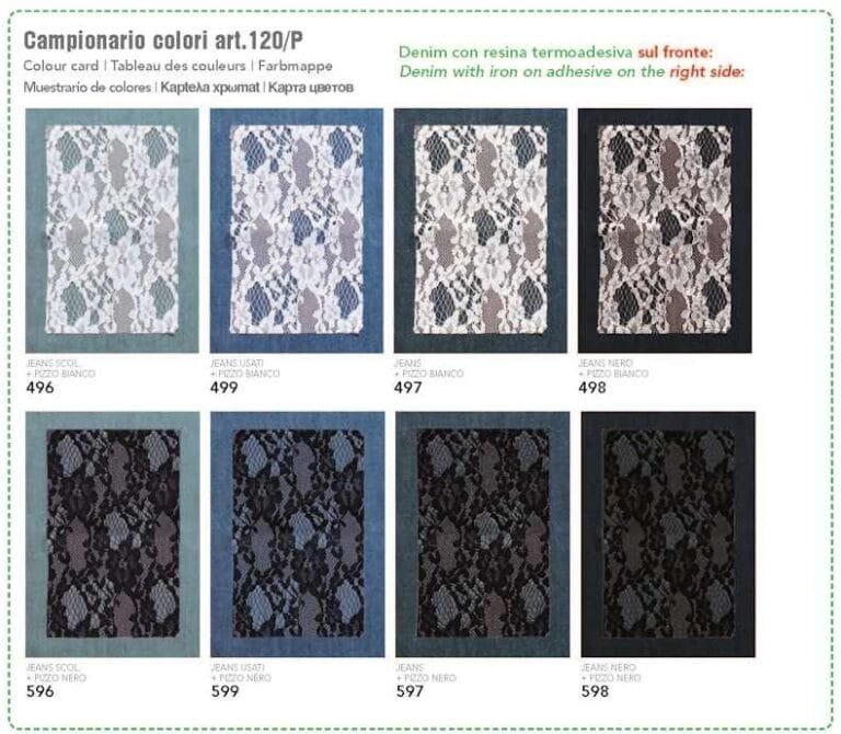 Τζην μπάλωμα με δαντέλα Θερμοκολλητικό (Art 120/P) marbet